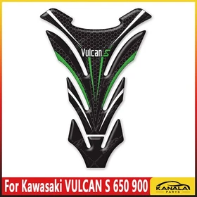 3D Rubber Oil Gas Tank Pad Protector Decal Sticker For Kawasaki VULCAN S 650 900