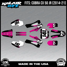 Graphics Kit for COBRA CX50 JR 2014-2021 Factory Series - Magenta
