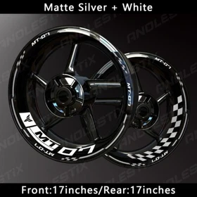Reflective Motorcycle Wheel Sticker Rim Tape Decals Fits For YAMAHA MT07