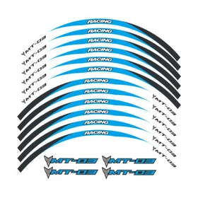 For YAMAHA MT-03 MT03 Motorcycle Accessories Wheel Rim Decal Sticker Protector .