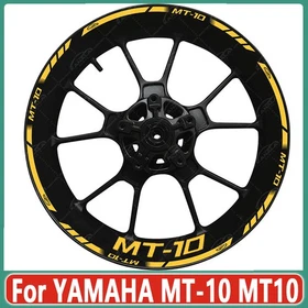 2026 NEW For YAMAHA MT-10 MT10 17" Front / Rear wheel Hub Rim Reflective Sticker