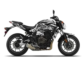 Complete Graphic Kit Decal Sticker "Wrath" For Yamaha MT07 MT-07 2014-2023