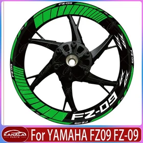 17" Front /Rear wheel decals Rim stickers Set For YAMAHA FZ09 FZ-09 motorcycle