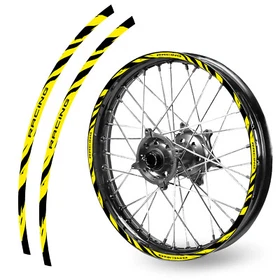 21''&19'' W02B Dirt Bike Strips Rim Sticker Decal For Suzuki RM 125 1990-2008