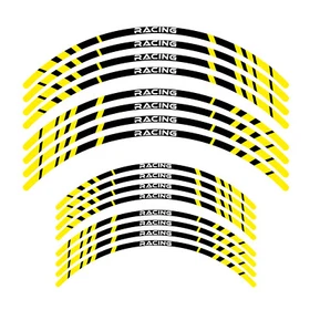 Stripe02 21 18 inch Wheel Rim Sticker Set For Kawasaki KLX 400 KLX 140G KLX 400R