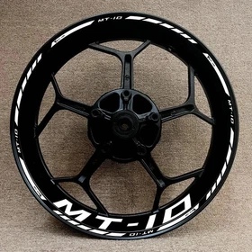 For YAMAHA MT10 MT-10 17 inch Wheel Hub Rim Decorative Decal Reflective Sticker