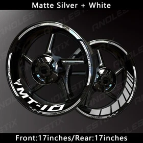Reflective Motorcycle Wheel Sticker Rim Tape Decals Fits For YAMAHA MT10