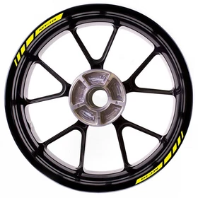 For Yamaha MT10 MT-10 Stripes Rim Stickers 17 inch Edge Tape Aqua