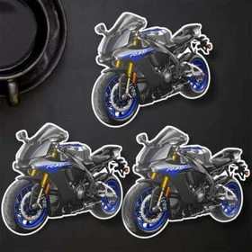 Yamaha YZF-R1M 2015-2025 Stickers - Set of 3 Kiss-Cut Motorcycle Decals