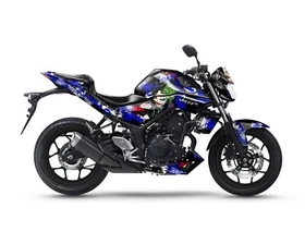 Complete Graphic Kit Decal Sticker "Joker" For Yamaha MT-03 MT03 2015-2023