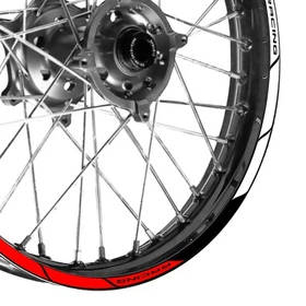 21" 18" A01B Stripe Dirt Bike Wheel Stickers For Honda XR 650L 12-20 19 18 17 16