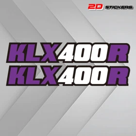 For 2002 Kawasaki KLX400R Motorcycle Swing Arm Decal Sticker Graphics Kit 2pcs
