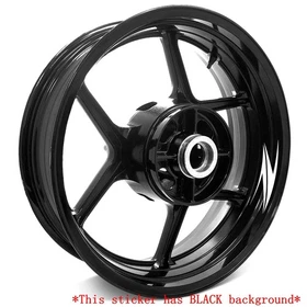 Wheel Rim Decal Letters Strips Stickers For Kawasaki Z800 2013-2018