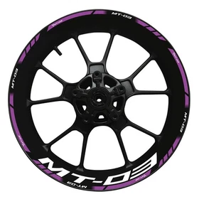 For Yamaha MT-03 wheel hub decal decoration set reflective waterproof stickers