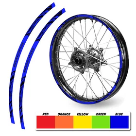 21''&18'' W01B Dirt Bike Strip Tapes Rim Sticker Decal For BETA 520 RS 2011-2014