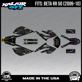Graphics Kit for Beta RR50 (2006-2010) Twitch Series - RAINBOW