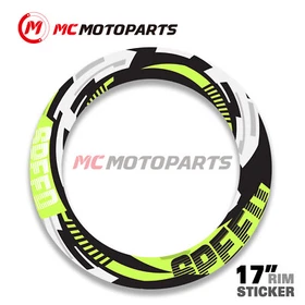 17'' Rim Wheel Sticker PRO For Yamaha FJR1300 FZ25 MT03 MT-07 MT09 MT10 MT125