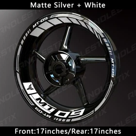 Reflective Motorcycle Wheel Sticker Rim Tape Decals Fits For YAMAHA MT09