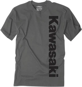 Factory Effex Kawasaki Vertical Short Sleeve Shirt Charcoal