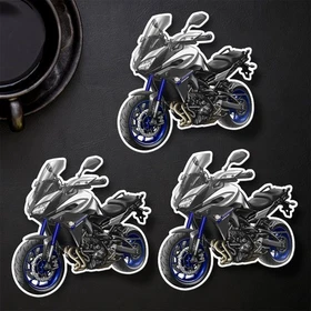 Yamaha MT-09 Tracer 2015-2017 Stickers - Set of 3 Kiss-Cut Motorcycle Decals