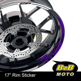 WHITE AA01 17" Wheel Rim Decals Sticker Inner For Suzuki GSX1300R Hayabusa 99-20