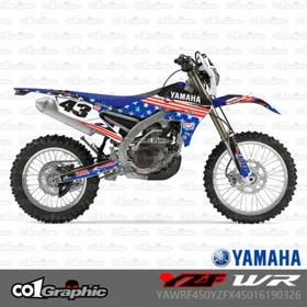 GRAPHICS DECALS STICKERS FULL KIT FOR YAMAHA YZ450FX WR450F 2016 2017 2018