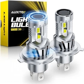 AUXITO H4 9003 HB2 LED Headlight Bulbs Kit High Low Dual Beam 50W 500000LM 6500K