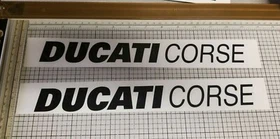 Ducati Corse Fairing Stickers x2 Panigale 899 959 1199 1299 Vinyl
