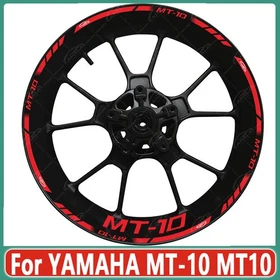 2026 NEW For YAMAHA MT-10 MT10 17" Front / Rear wheel Hub Rim Reflective Sticker