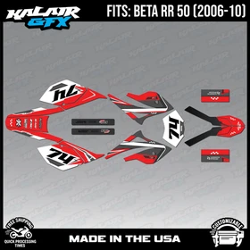 Graphics Kit for Beta RR50 (2006-2010) Prestige Series - RED