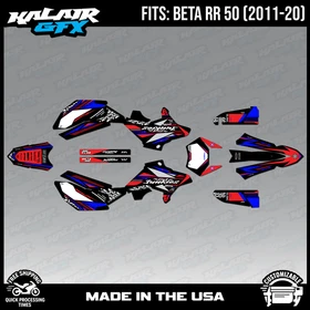 Graphics Kit for Beta RR50 (2011-2020) Rugged Series - BLUE