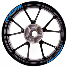 For Yamaha FZ09 MT09 MT-09 Stripes Rim Stickers 17 inch Edge Tape Purple