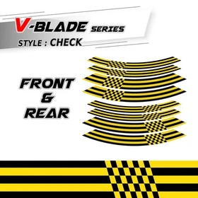 For Suzuki SV 650X 19-20 0 Motorcycle Inner Rim Sticker C01B Aqua