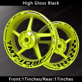 Reflective Motorcycle Wheel Sticker Rim Tape Decals Fits For YAMAHA MT10SP