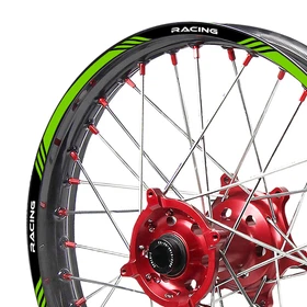 Green 21'' 18'' MX Wheel Rim Stickers P03B For Honda CRF 450L 2019-2020