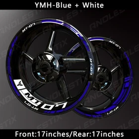 Reflective Motorcycle Wheel Sticker Rim Tape Decals Fits For YAMAHA MT07