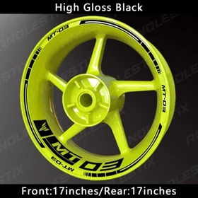 Reflective Motorcycle Wheel Sticker Rim Tape Decals Fits For YAMAHA MT03