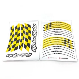 For Suzuki SV 650X 19-20 0 GP01 17 inch Wheel Rim Stickers Decal