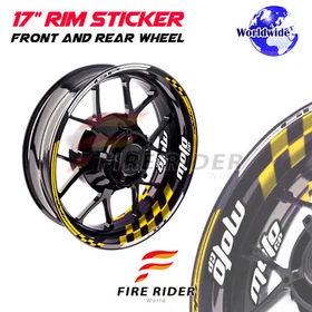 Blue Wheel Stickers Graphic AA01 For Yamaha YZF R6 99-20 14 15 16 17 18 19