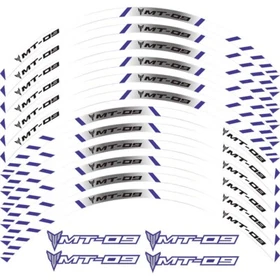 Motorcycle Rim Stripes Wheel Decals Tape Stickers For YAMAHA MT-09 15-2019