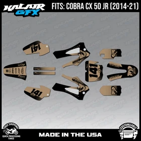 Graphics Kit for COBRA CX50 JR 2014-2021 Factory Series - Tan