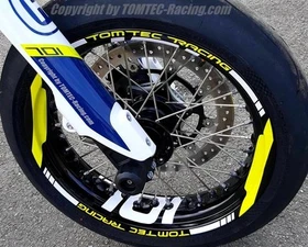 Rim Rings Motorcycle Rims Sticker Supermoto Husqvarna 701 FS Fe 450 501 610