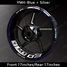 Reflective Motorcycle Wheel Sticker Rim Tape Decals Fits For YAMAHA MT03