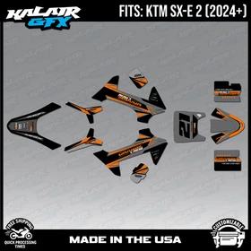 Graphics Kit for KTM Electric Mini SXE2 (2024+) OG Crew Series - Orange