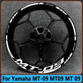 17Inch For Yamaha MT-09 MT09 Wheel Hub Rim Decorative Decal Reflective Sticker