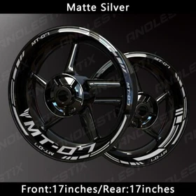 Reflective Motorcycle Wheel Sticker Rim Tape Decals Fits For YAMAHA MT07