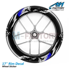 S03 17'' Rim Sticker Strip Tapes Vinyl Decal For Suzuki GSX1250FA SEGSX1300R