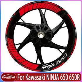 2026 New Motorcycle 17inch Rim Reflective Stickers For Kawasaki NINJA 650 650R