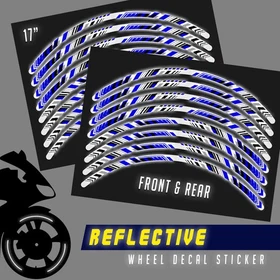 Reflective Wheel Sticker Stripes SH15 For Suzuki SV 650X 19-20