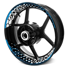 17 inch Vinyl Wheel Rim Stickers S30B For Yamaha FJ09 MT-09 Tracer 18 19 20